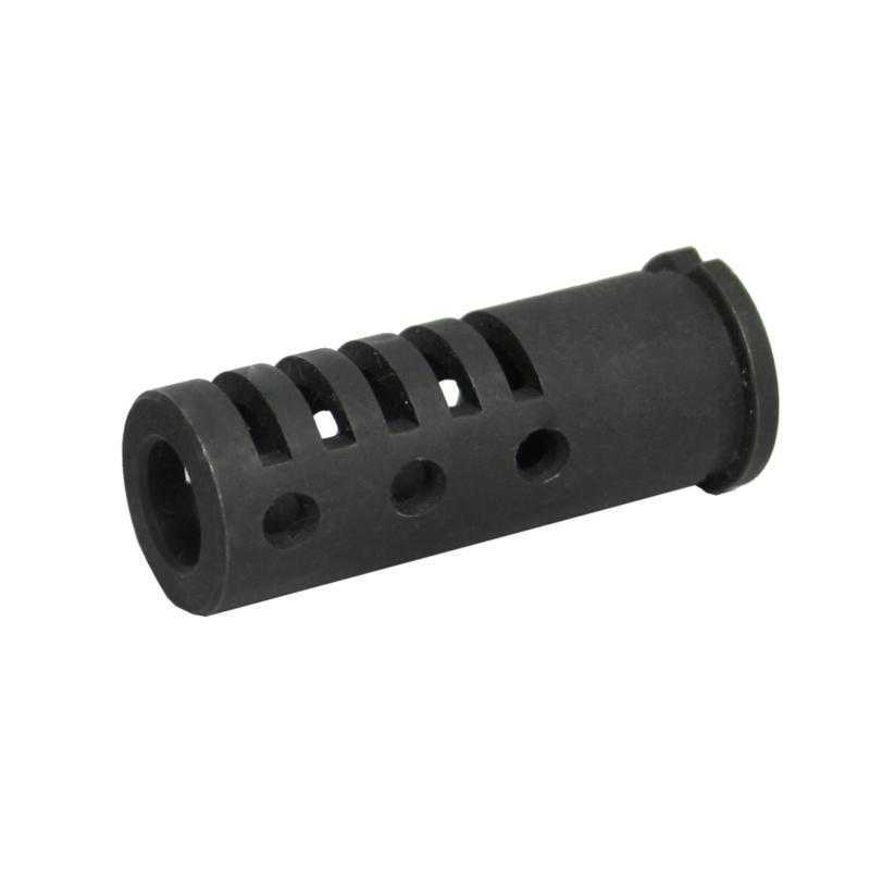 6 Gilled / Slotted Muzzle Brake for AK-47 - Black