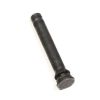Angled view of a single dark used surplus AK47 axis pin with flared head.
