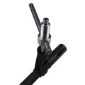 AK-Builder AKFST front sight tool's machined elevation T-handle engaging black front sight post.