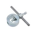 AK-Builder AKFST heavy-duty machined steel front sight tool with windage clamp and elevation T-handle.
