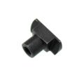 AK-Builder black oxided steel T-shaped AK pistol grip nut with threaded hole. AK-Builder black oxided steel T-shaped AK pistol grip nut with threaded hole.