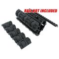 RUBBER RAIL COVERS, S-25 RUBBER RAIL COVERS, S-25