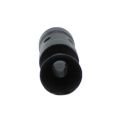 AK-Builder 7.62 Krink 14-1 LH flash hider, black oxided steel, angled front view.