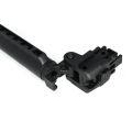Black AKM folding buffer tube conversion, showing the 6-position tube and folding mechanism.