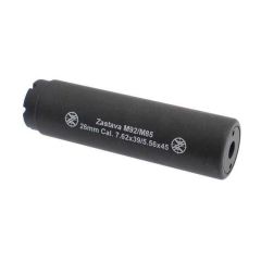 YUGO M92/M85 PAP ZASTAVA 5" FAKE SUPPRESSOR BLACK ANODIZED & LASER ENGRAVED, L1-21