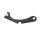 Red Star Arms FCG pin retaining plate, dark heat-treated steel, side view.