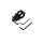 45 DEGREE SIDE OFFSET 1" RING QD RAIL MOUNT, L1-61