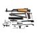 AK-Builder Khyber Pass AK-47 demilled 7.62x39 parts kit with 16-inch US barrel, triangle stock.