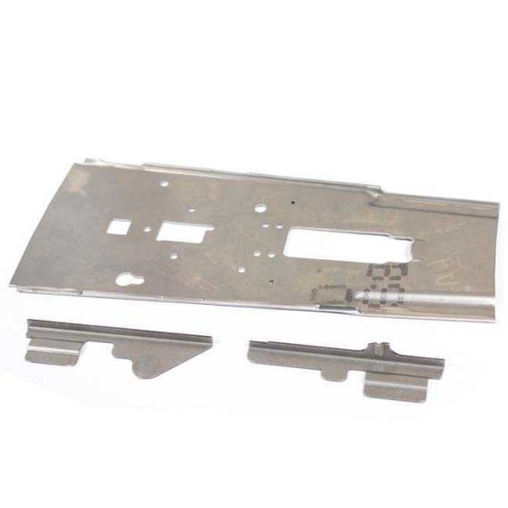 AK-Builder Bulgarian 74 5.45 RPK 1.5mm receiver flat with separate rails, 4130 steel in the white.