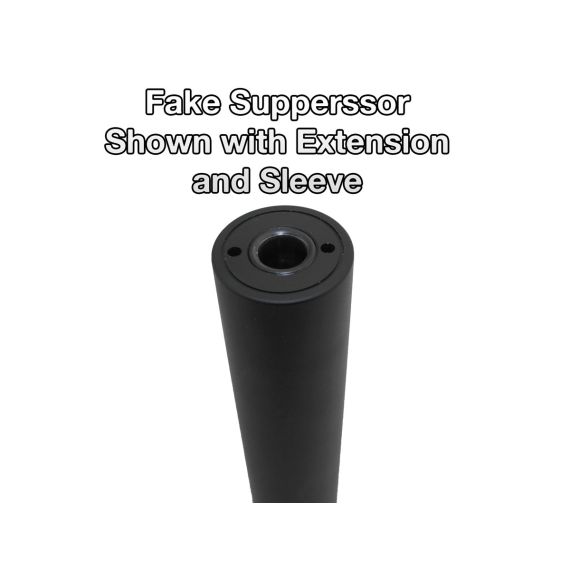 FAKE SUPPRESSOR BARREL SLEEVE FOR 5/8" THREADED BARREL EXTENSIONS, F5-31