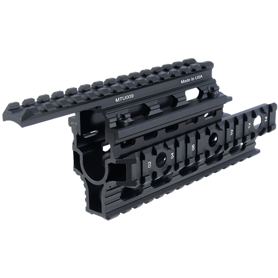 UTG PRO UNIVERSAL AK QUAD RAIL HANDGUARD, G5-61