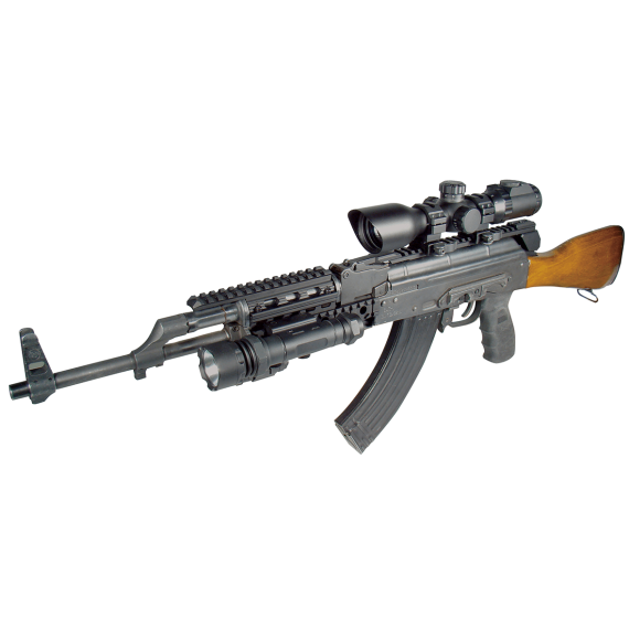 UTG PRO UNIVERSAL AK QUAD RAIL HANDGUARD, G5-61