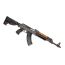 TDI  AK M4 STOCK ADAPTER FOR YUGO M70 NPAP AND OPAP + MIL STD TUBE CASTLE NUT AND A QD PLATE, P3-11