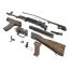ROMANIAN FIXED STOCK 7.62X39 PARTS KIT WITH HEADSPACED NEW 16" US BARREL, KIT-26N